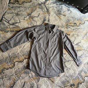 George Charcoal Button-Up Shirt